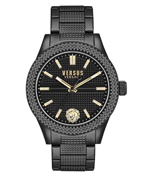 Versus Versace Womens Black 38 mm Bayside Watch 